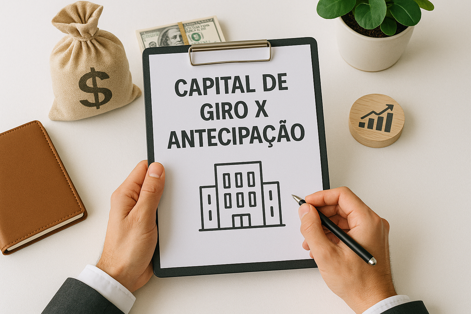Capital de Giro vs Antecipação de Recebíveis para empresas - Qual escolher
